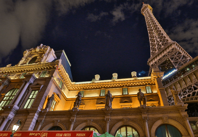 Paris Las Vegas Night View 1 