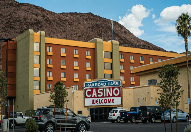 Railroad Pass Hotel And Casino Front View 